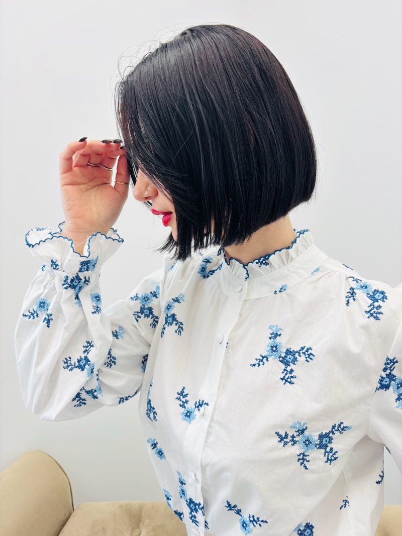 Chemise Brodée en Coton – Élégance Romantique – Image 6