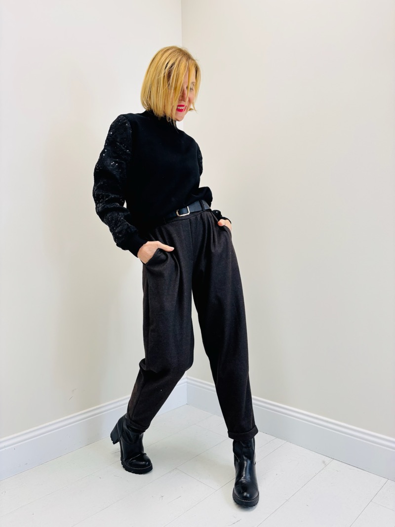 Pull Manches Sequins – Élégance Lumineuse & Confort Moderne – Image 3