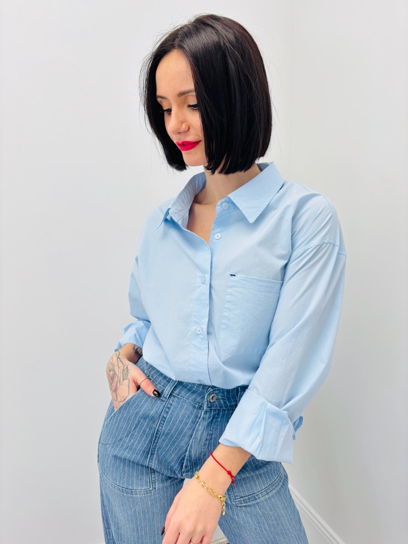 Chemise en Coton Coupe Droite – Intemporel Chic & Facile à Porter – Image 5