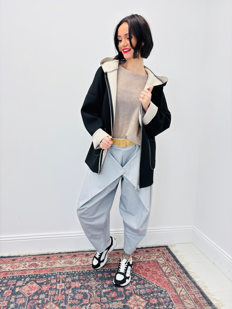 Veste À Capuche En Néoprène À Coupe Moderne Et Confort Structuré