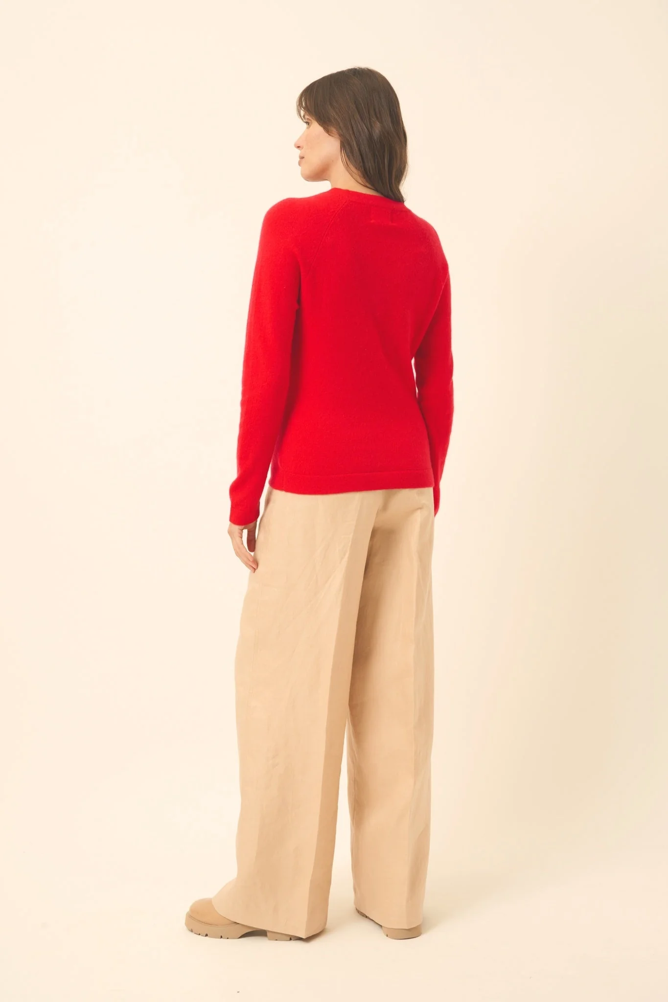 JANE pull col rond carmin – Image 5