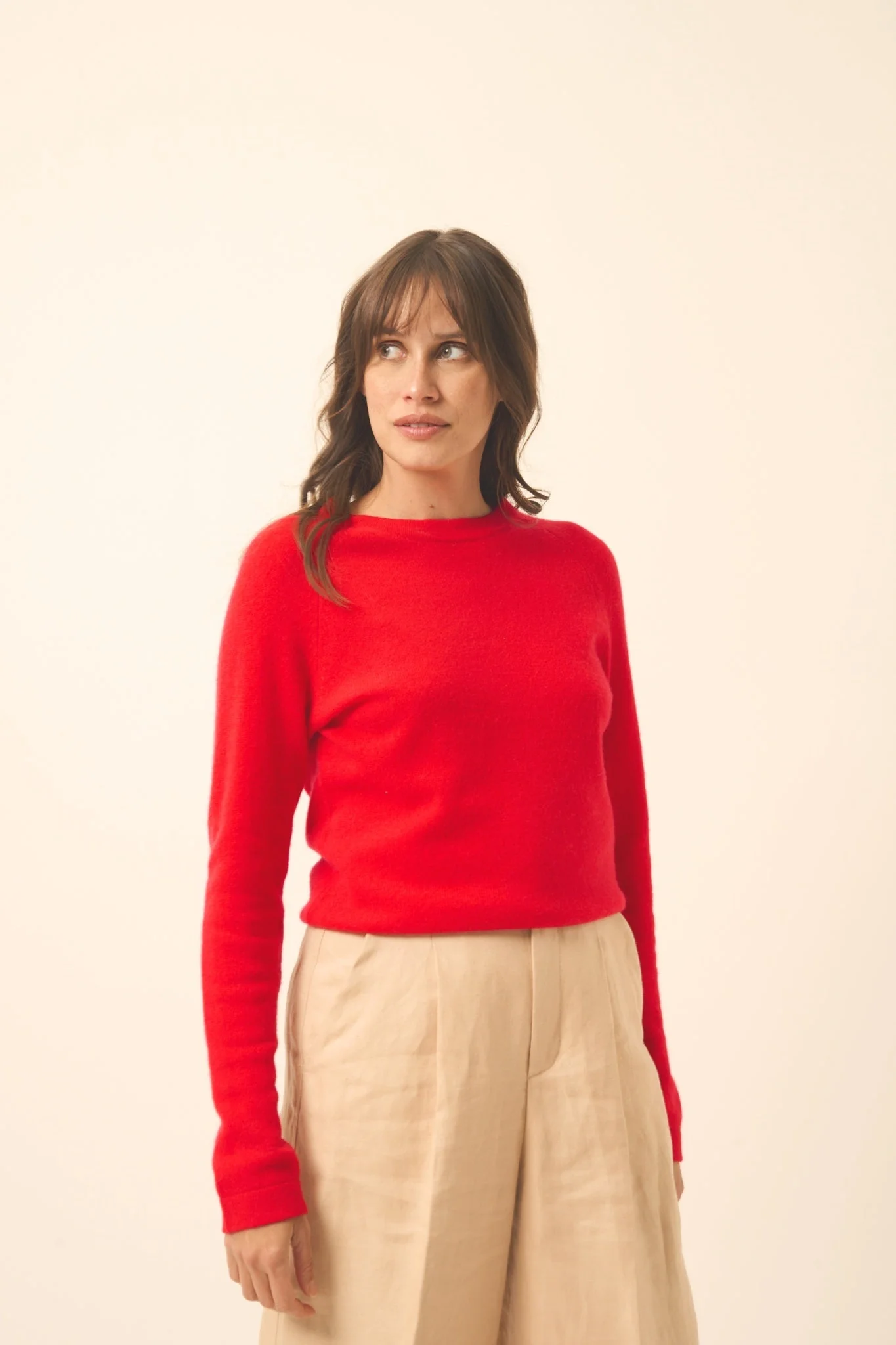 JANE pull col rond carmin – Image 6