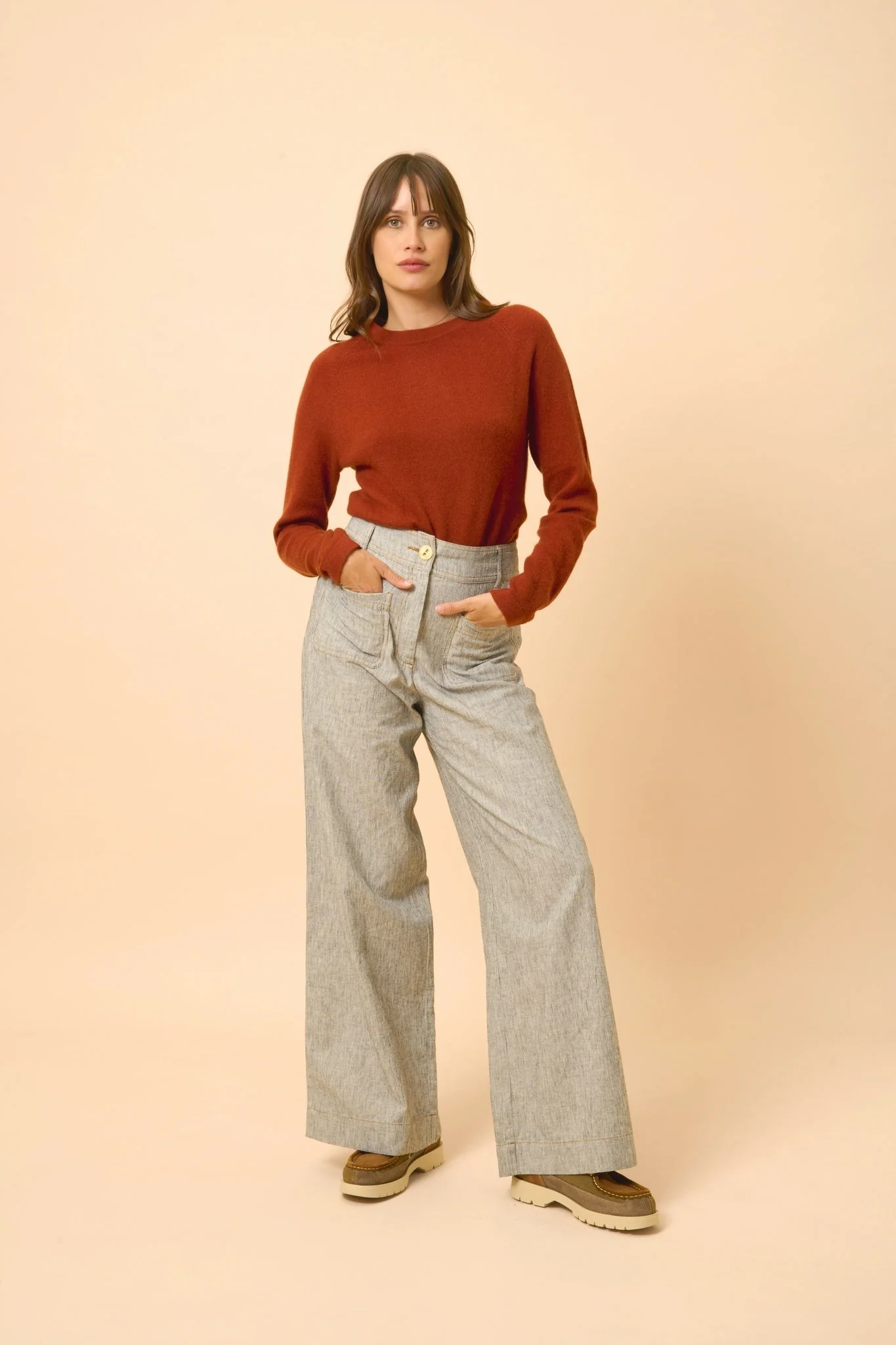 JANE pull col rond écureuil – Image 5