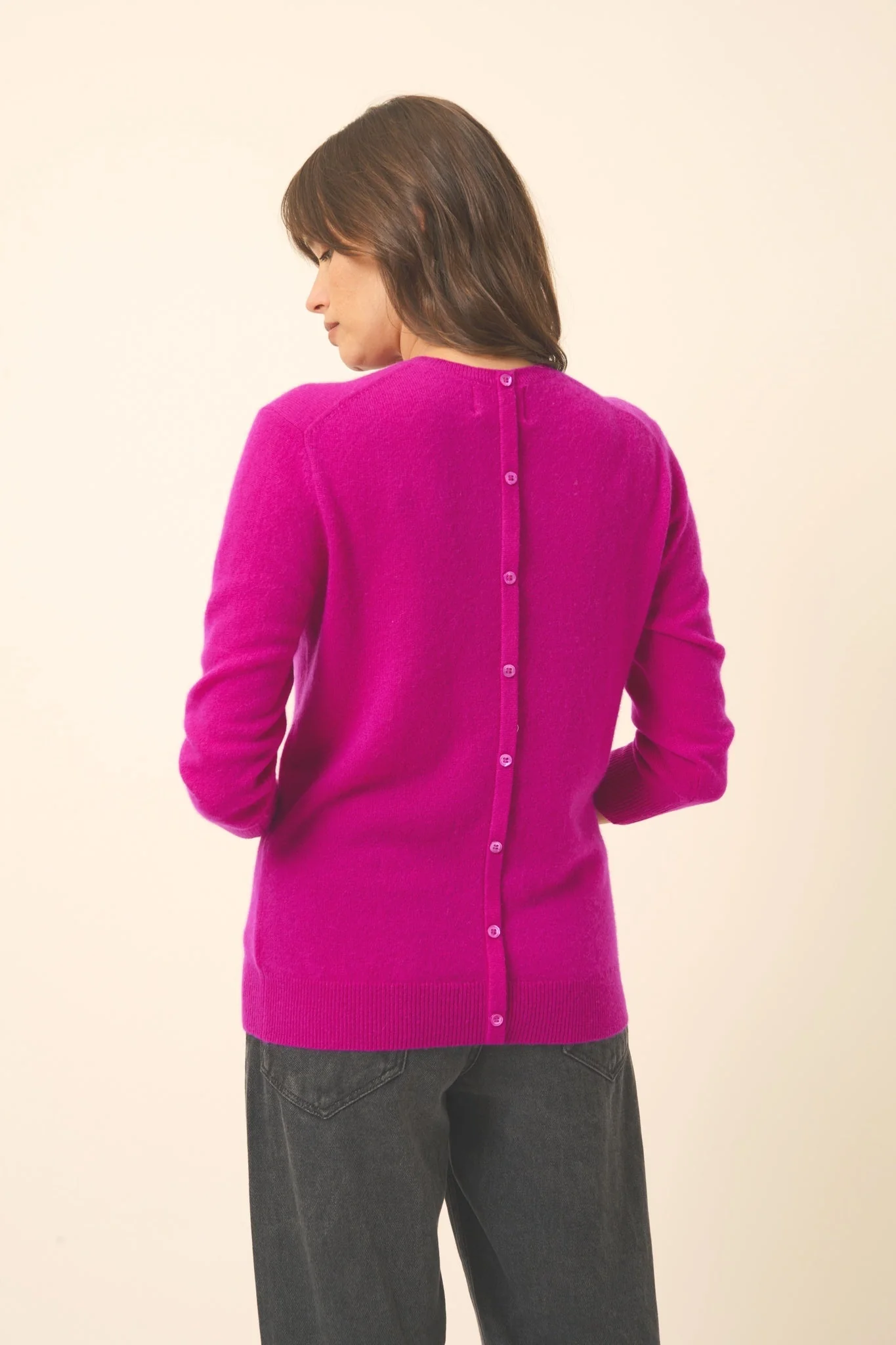 JANICE pull col rond violine - Image 5