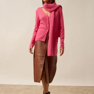 LEA écharpe 4 fils fraise