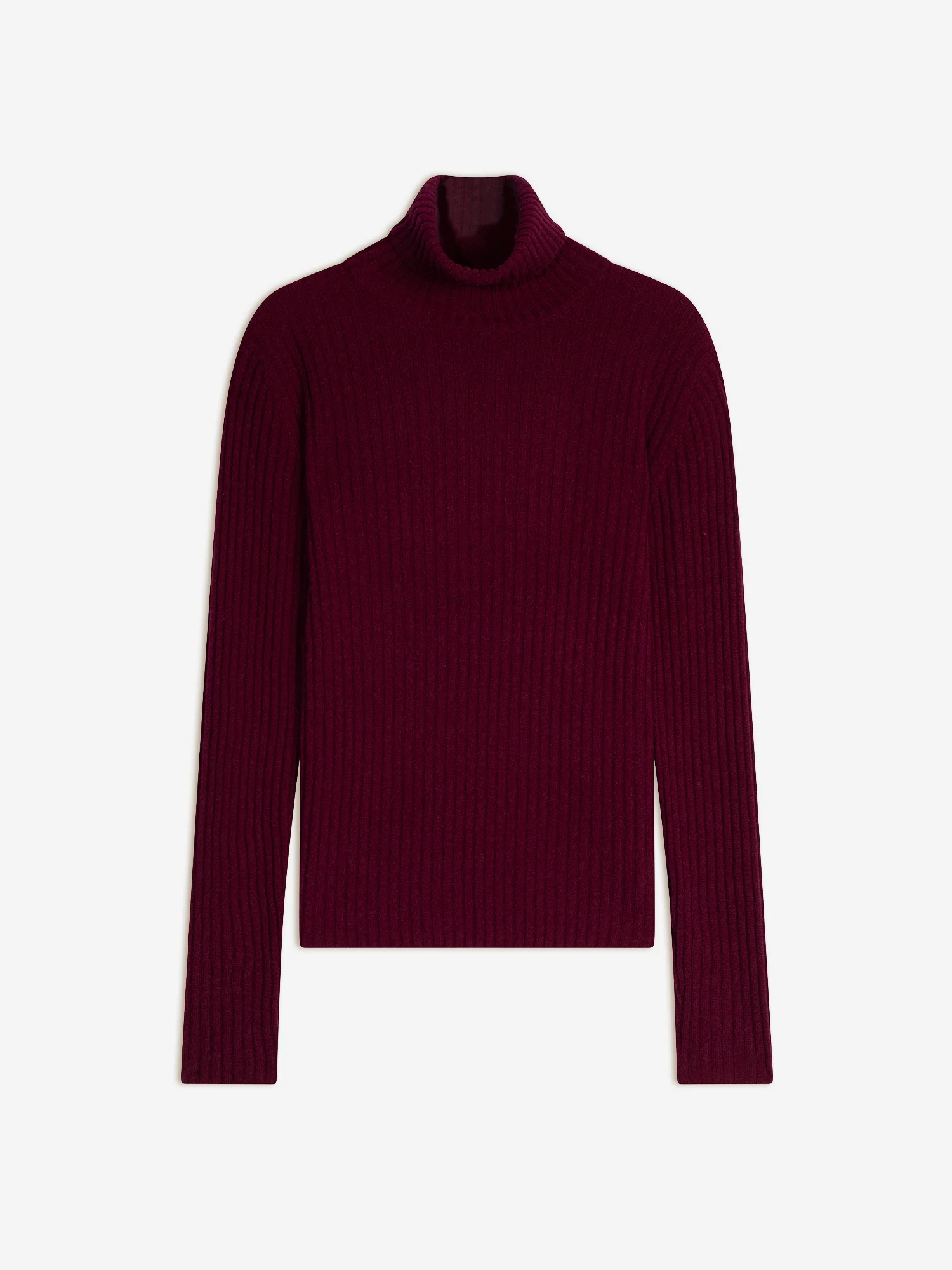 MIRAYA pull col roulé bordeaux – Image 7