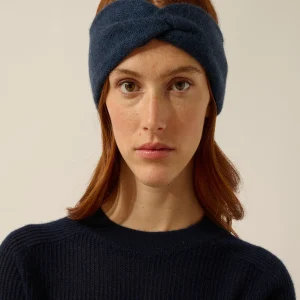 NAMAD bandeau 4 fils bleu nuit chiné