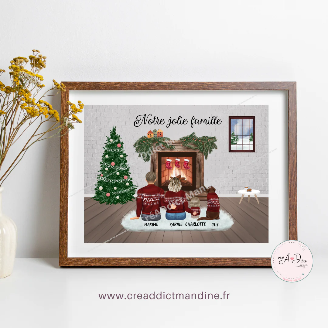 AFFICHE de FAMILLE personnalisée - Image 7