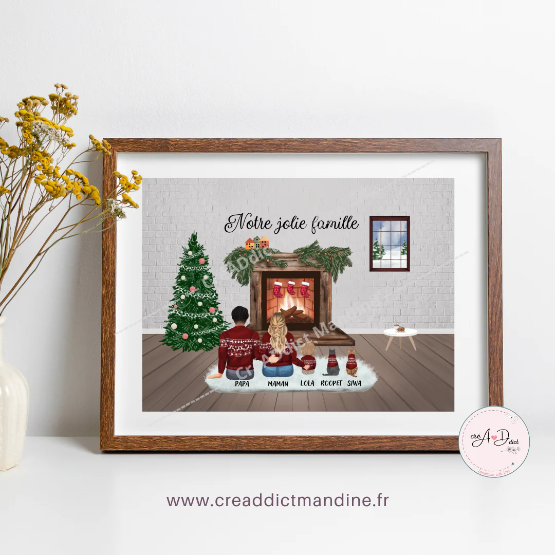 AFFICHE de FAMILLE personnalisée - Image 9