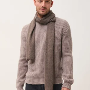 SPENCER écharpe taupe chiné