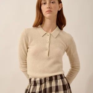 VIOLETTE polo avoine