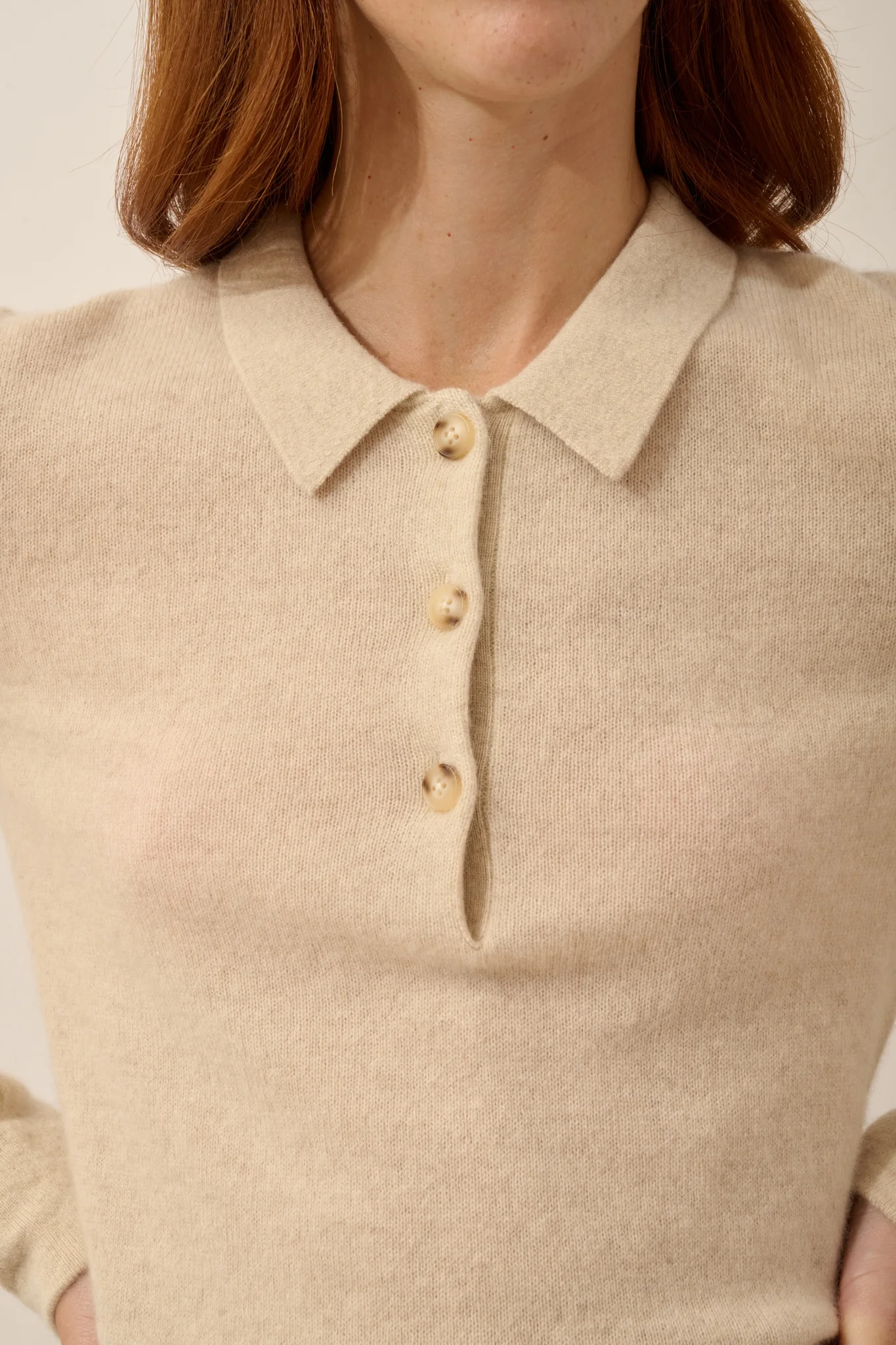 VIOLETTE polo avoine – Image 5