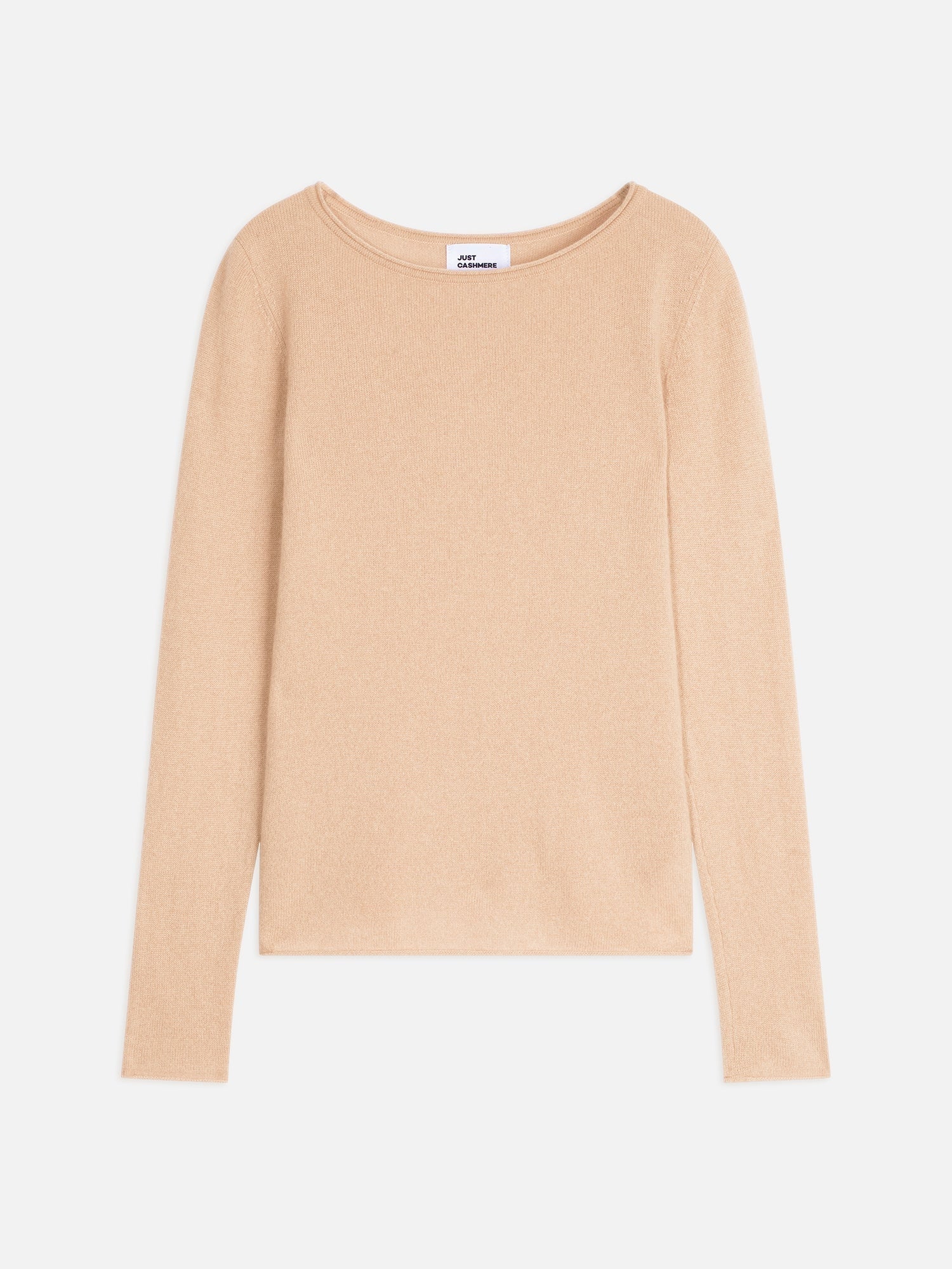 VIVIAN pull col rond beige – Image 2