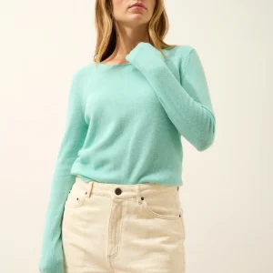 VIVIAN pull col rond jade