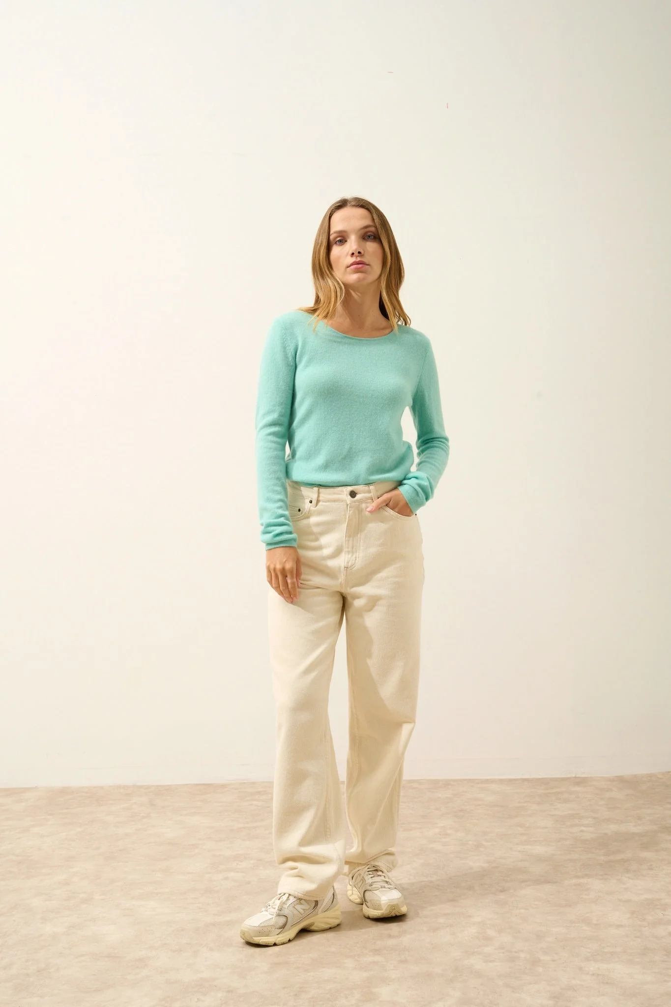 VIVIAN pull col rond jade – Image 5