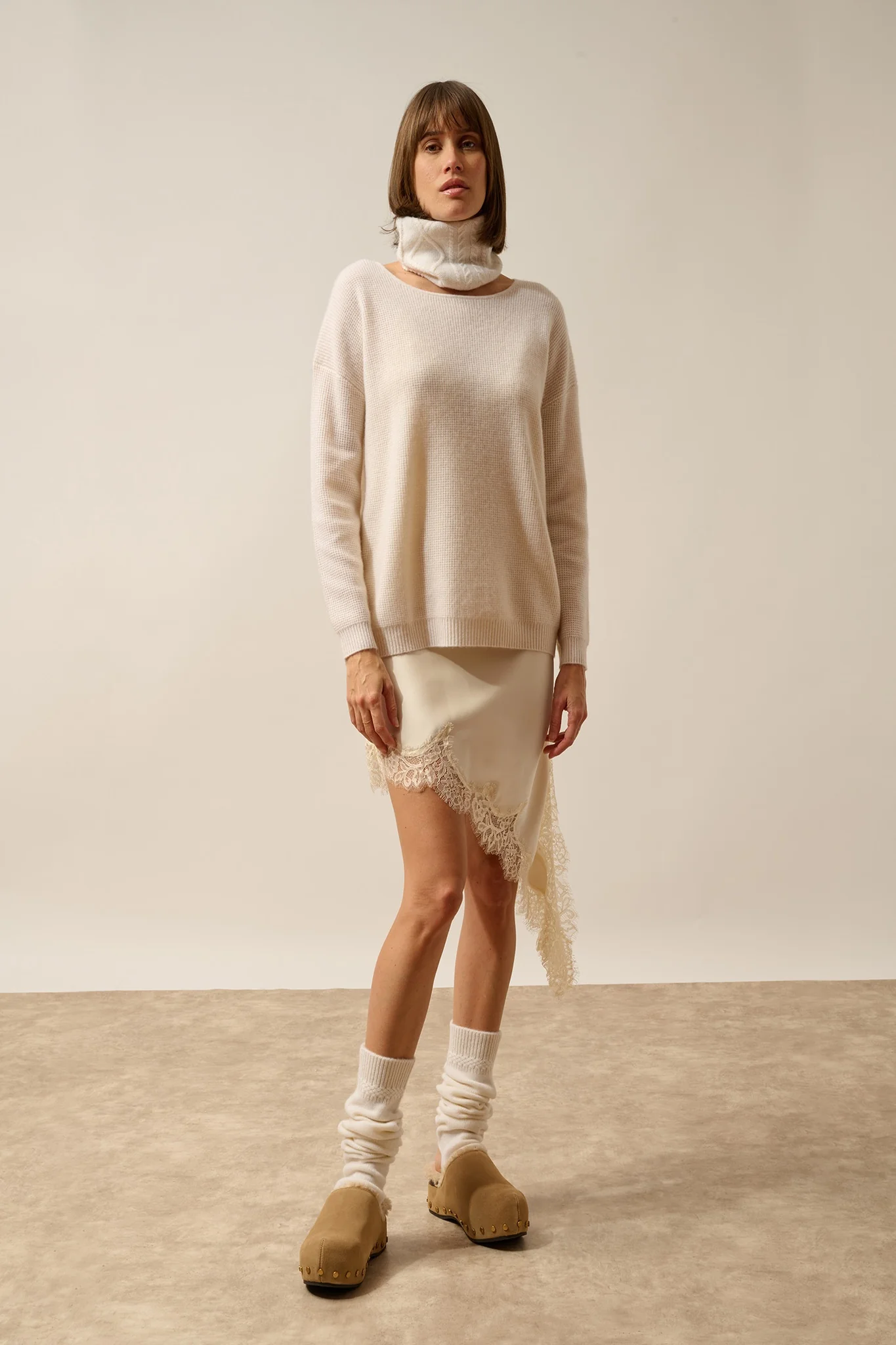 VIVI tour de cou 6 fils neige – Image 2