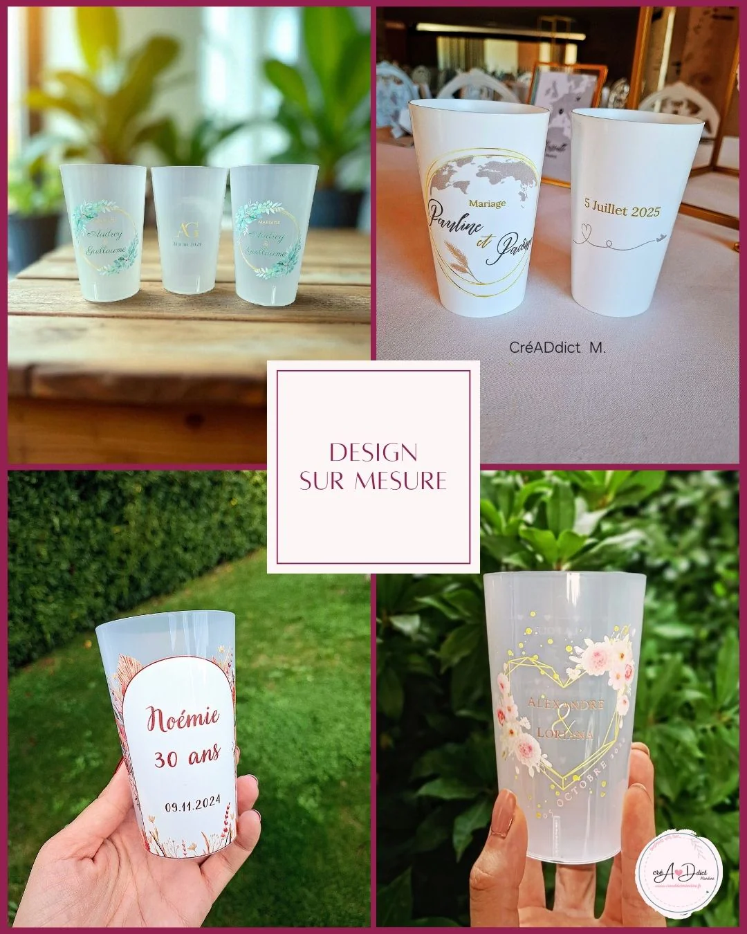 GOBELET IMPRIMÉ réutilisable – Image 3