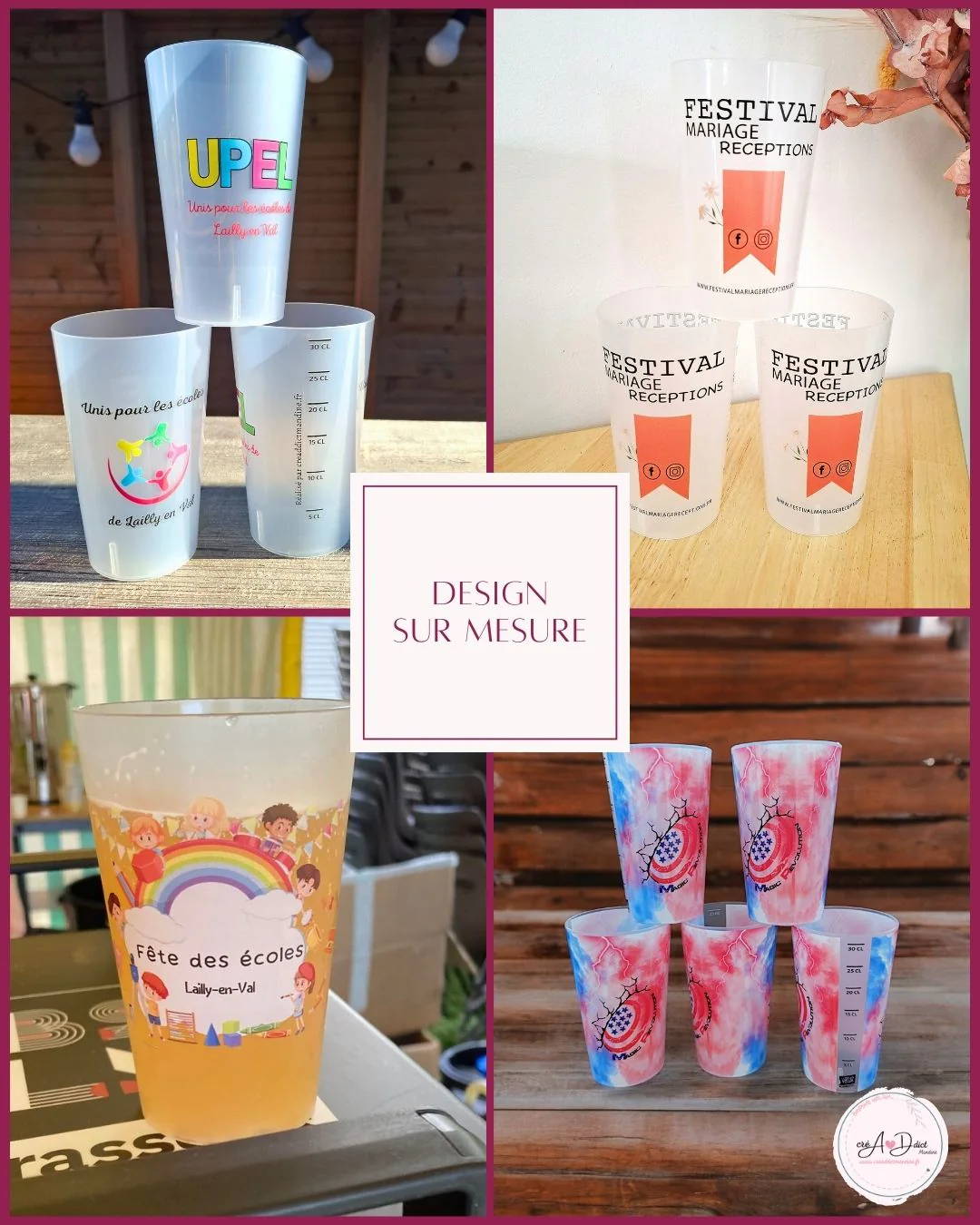 GOBELET IMPRIMÉ réutilisable – Image 9