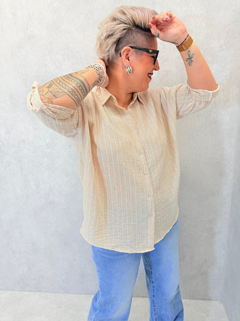 Chemise Fluide Grande Taille – Légèreté Naturelle & Élégance Décontractée - Image 7