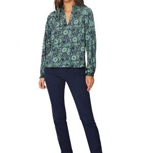 Blouse à motifs ethniques fleuris – TIP0051A