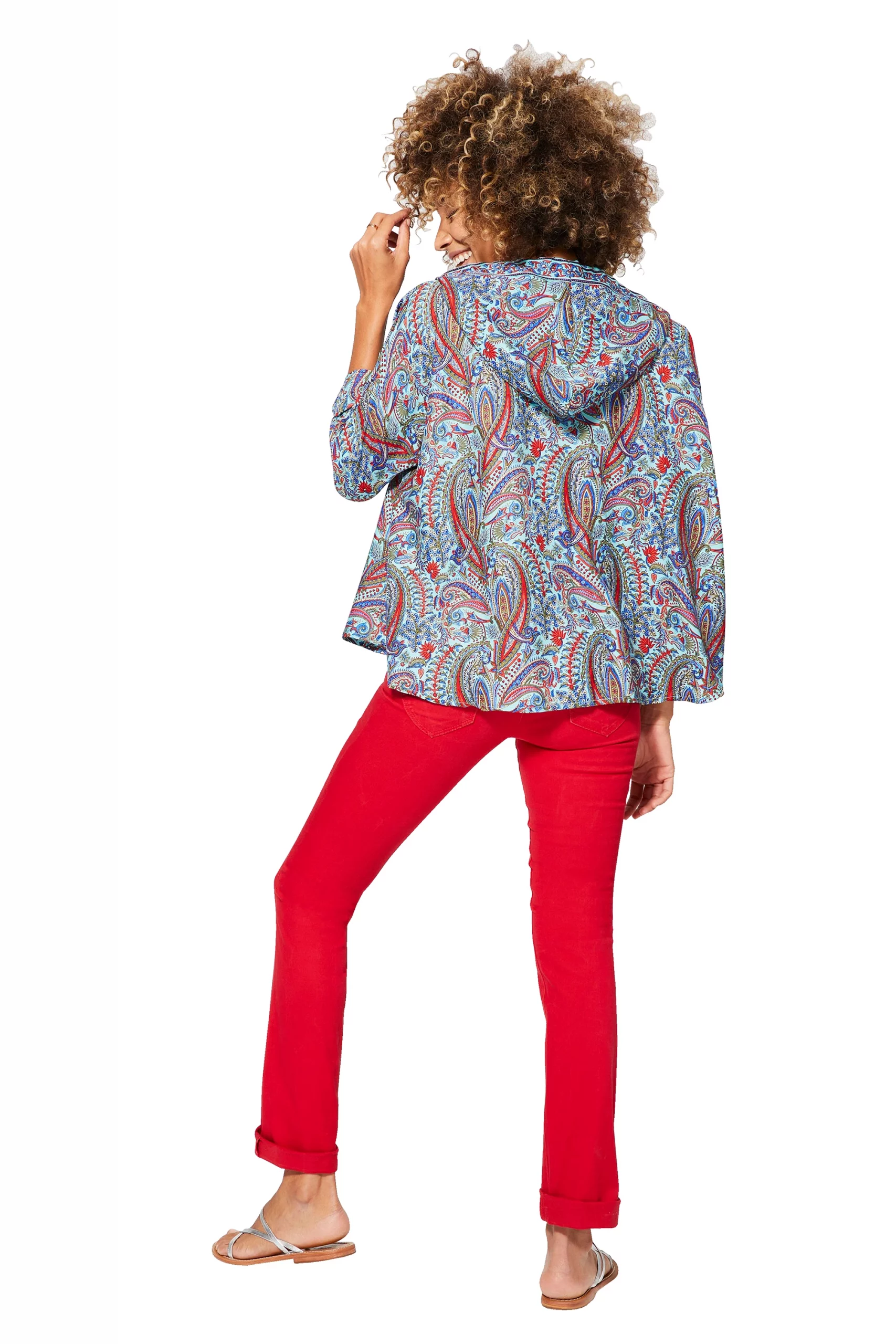 Blouse à capuche Bohème – TIP0053A – Image 3
