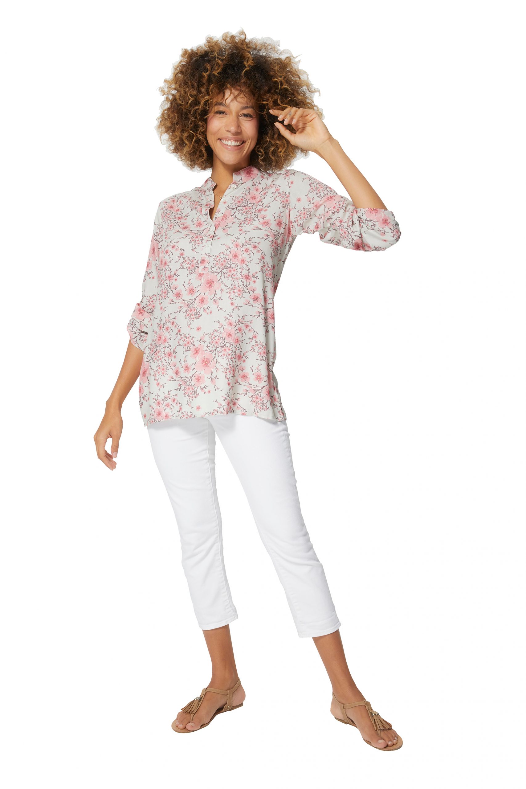 Blouse à fleurs de cerisiers – CHV0100D