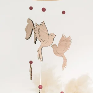 Mobile bébé oiseaux en bois MIGRATION