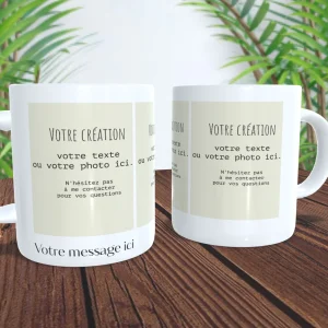 Mug Personnalisable avec 3 Photos et une Phrase : Le Cadeau Polyvalent Parfait