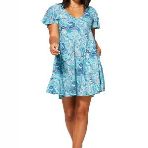 Petite Robe ample bleue – RLIP3043A