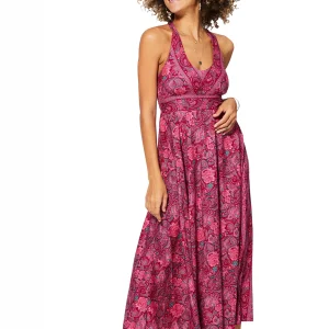 Longue Robe à dos nageur Rose – MAXIPA3065A