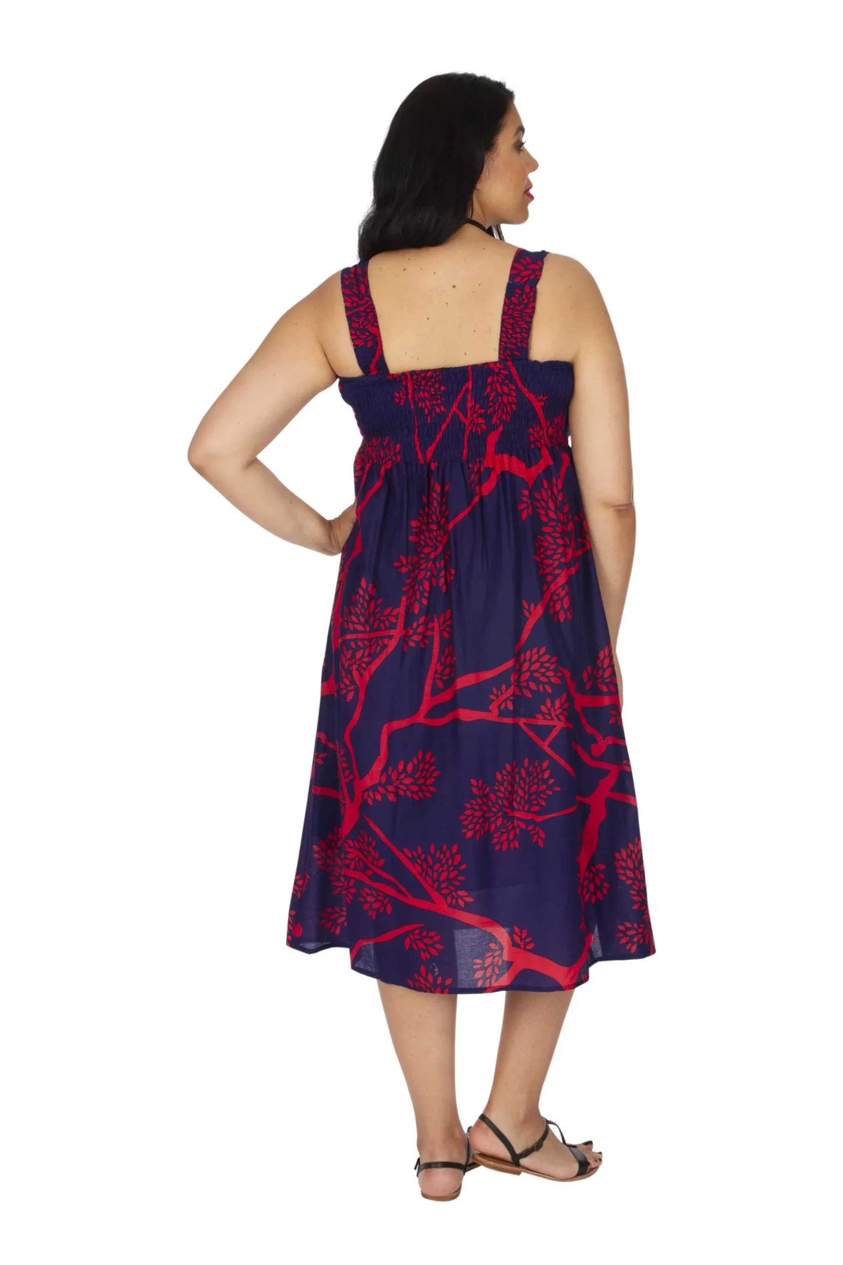 Robe bleue et rose – ROP0160C – Image 3