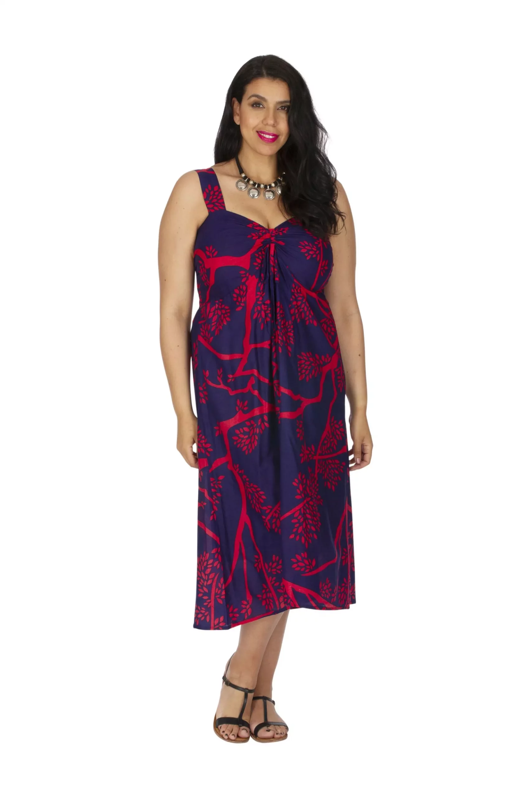 Robe bleue et rose – ROP0160C