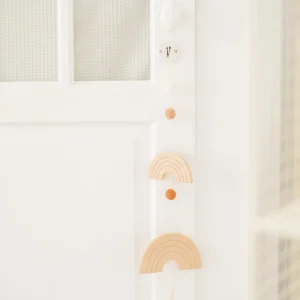 Mobile bébé arc en ciel en bois compatible bola de grossesse RAINBOW